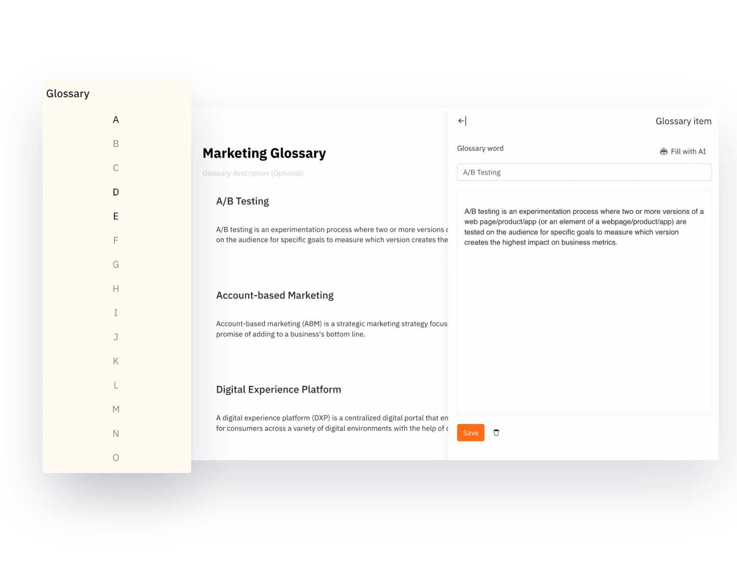 Build and Centralize Your Glossaries